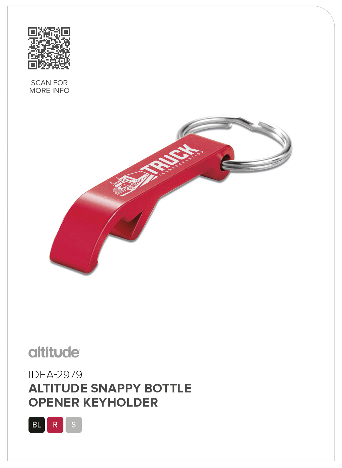 Altitude Snappy Bottle Opener Keyholder